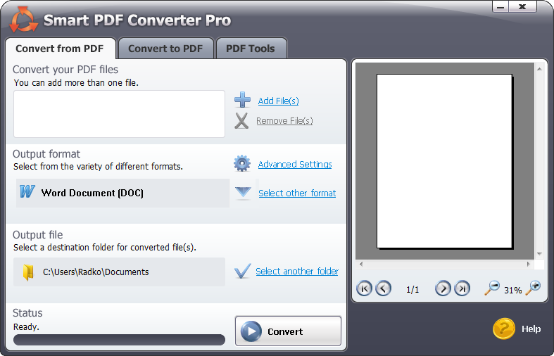 Smart pdf converter free